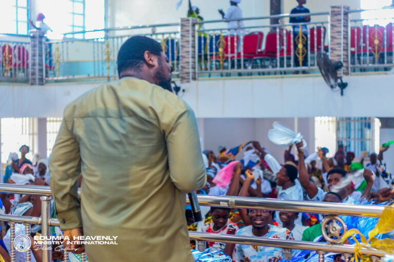 Sunday Church Service at Edumfa – A Holy Ground of Prayer and Revival
